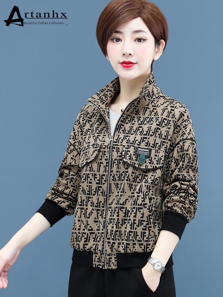 loose coat female Leisure fashion have cash less than that is registered in the accounts middle age mom loose coat