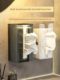 Tissue box wall-mounted punch-free household facial tissue washing towel storage box bathroom paper kitchen upside-up box