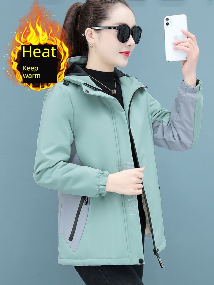 loose coat female Cotton clip middle age purple Foreign style pizex