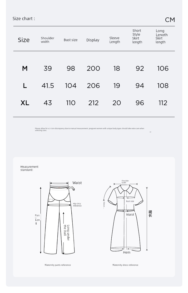 American Fisher Pregnant Women Dress Summer Plus Size Loose Polo Collar Tops Small Short Sleeve New Arrival Maternity — 30