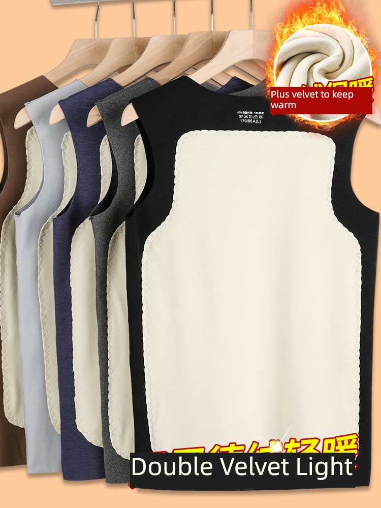 winter Derong Interpenetrating fever Lay a foundation keep warm vest