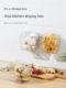 Onion, Ginger, Garlic Storage Box Storage Shelf No Punching Kitchen Chili Storage Basket Thick Wall-mounted Transparent Hanging Basket Hanging Basket