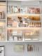 Mirror cabinet storage box bathroom toilet cosmetics facial mask lipstick storage rack cabinet rear mirror inclined divider panel