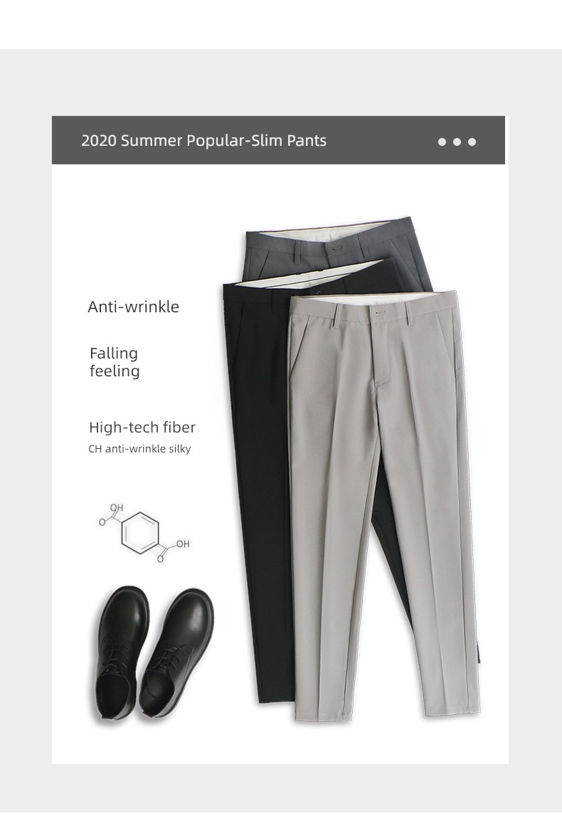 Nine points Autumn and winter Plush Self-cultivation senior black Small trousers
