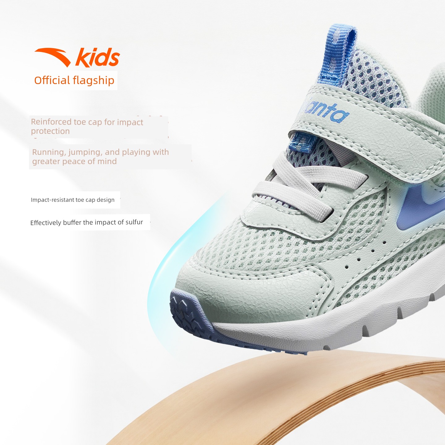 Anta Toddler Shoes, New Summer Models for Men and Women, Baby Shoes, Infant Shoes, Breathable Mesh Sneakers, Soft-Soled Children's Shoes — 3