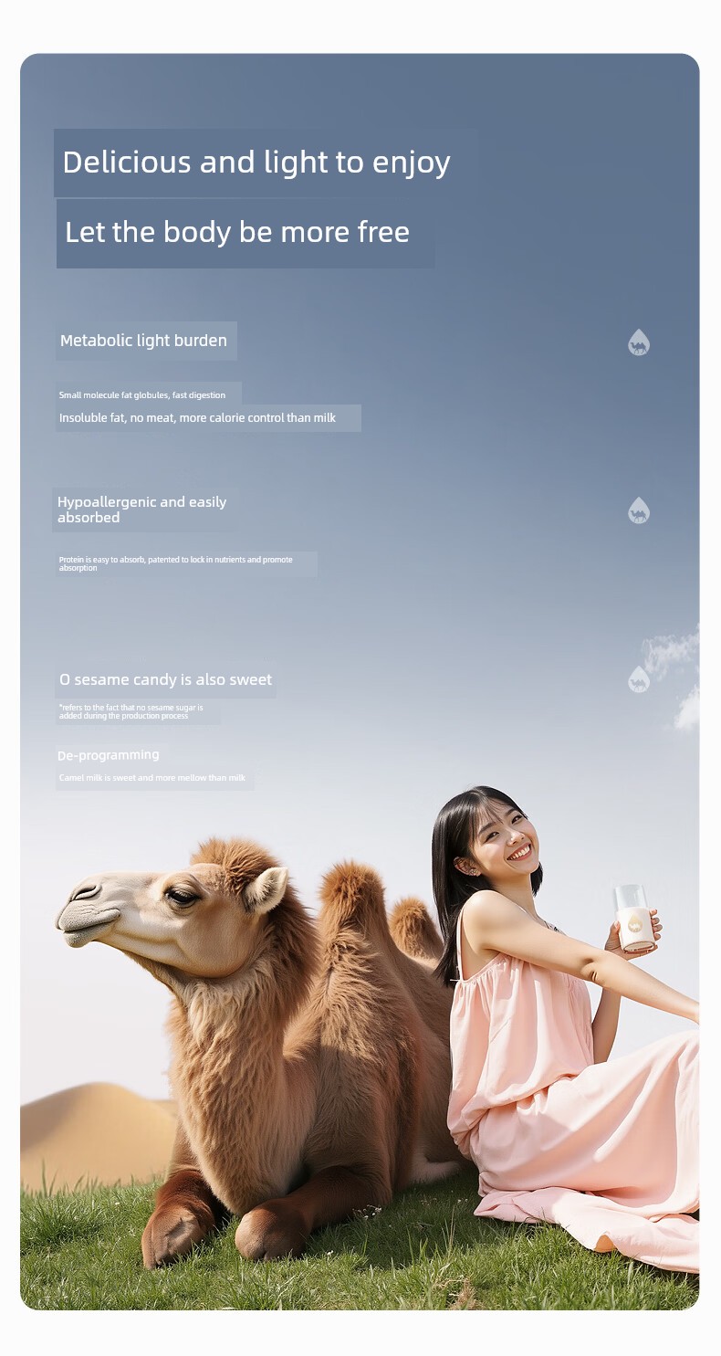 Original Gold Pregnant Women's Camel Milk Powder with Folic Acid and Dha, High-Calcium and High-Iron Formula for Pregnancy Preparation, Official Flagship — 7