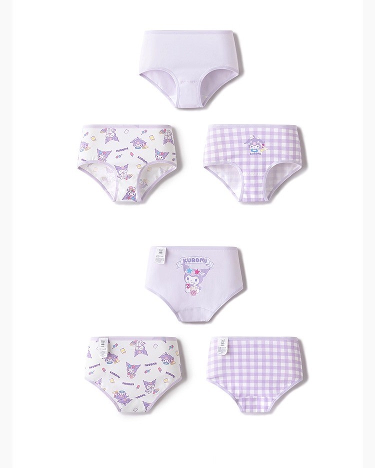 Balabala Children's Underwear, All-Cotton, Class A, Girls' Boxer Shorts, Toddler and Big Kids' Four-Corner Briefs, Baby-Friendly, Non-Binding — 49