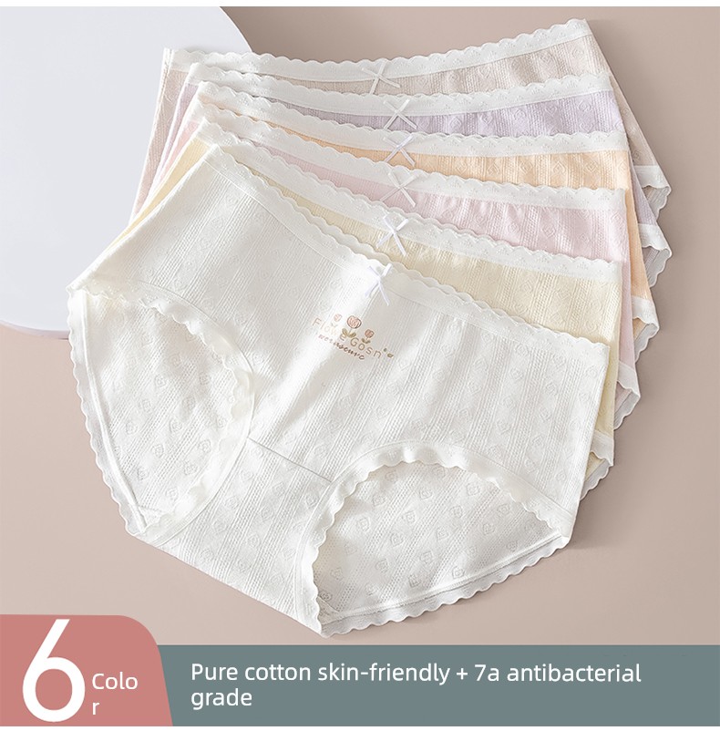 Girl Underwear Children's Development Period 10-14 Years Old Young Adult Primary School Junior High School Students Pure Cotton Summer Kids Briefs — 23