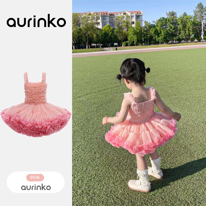 Puffy Tutu Summer Princess Sling Kids' Skirt
