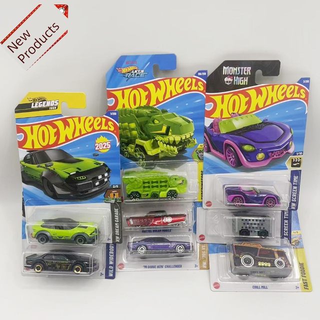 HOT WHEELS Hot Wheels 25H sports car alloy car model toy collection Tesla Ford Mustang Mercedes