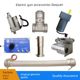 Sprinkler electric water cannon accessories for sprinklers stainless steel corrugated push rod rotating motor support water car electronic cannon accessories