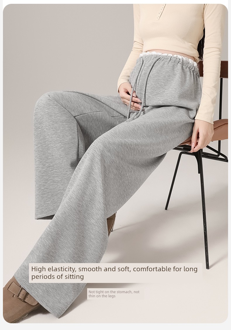 Maternity Pants for Spring and Autumn, Stylish Straight-Leg Design, Suitable for Wearing Outside, 2026 New Model, Non-Tight on the Belly during — 11
