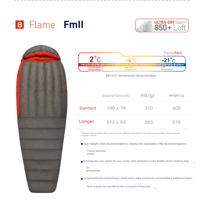 ma'am travel outdoors Cold proof keep warm goose down Sleeping bag