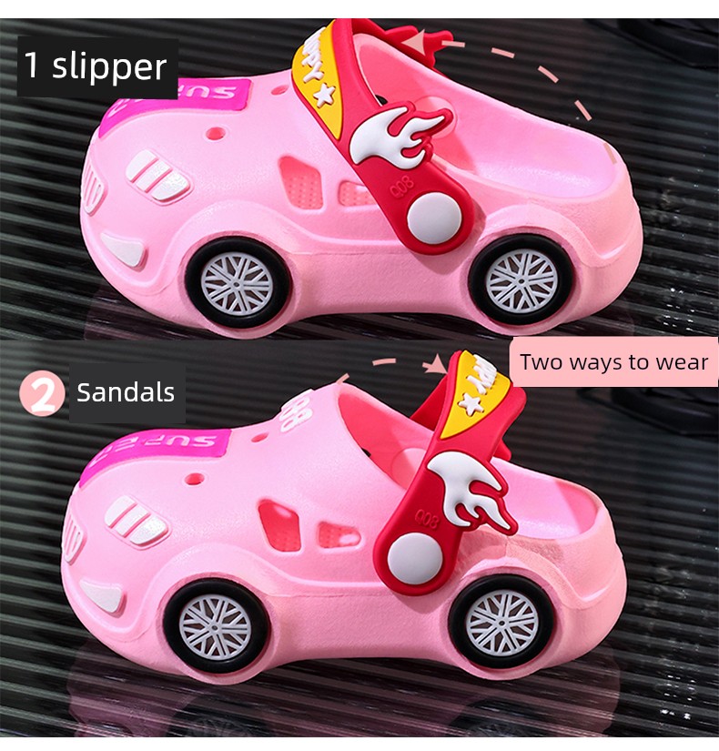 Children's Clogs for Boys and Girls, Light-Up Closed-Toe Sandals for Summer, Outdoor and Indoor Use, Baby and Kids' Slippers — 7