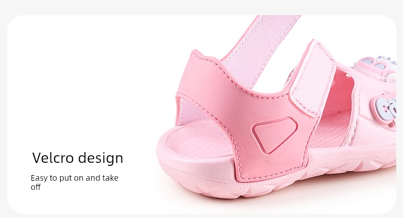 Balabala Kids Slippers Hole Shoes Summer Non-Slip Soft Bottom Baby Boy Girl Sandals Outdoor Sandals — 12