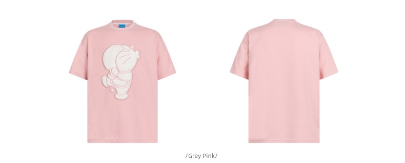 Doraemon bosie Paste cloth Embroidery Short sleeve T-shirt