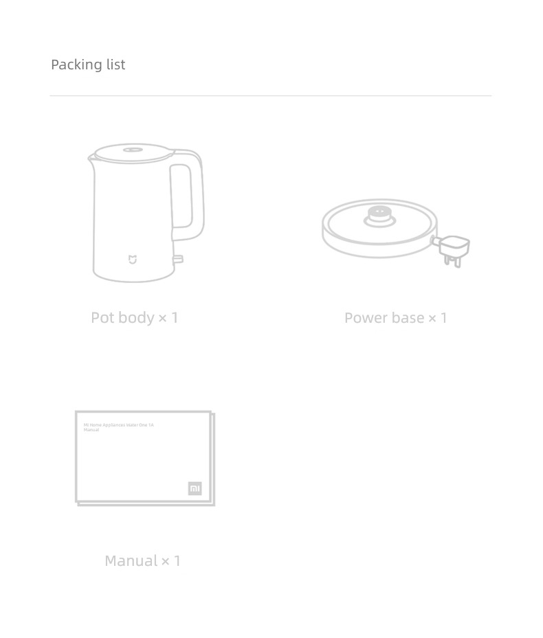 Xiaomi stainless steel Inner bladder constant temperature Electric kettle