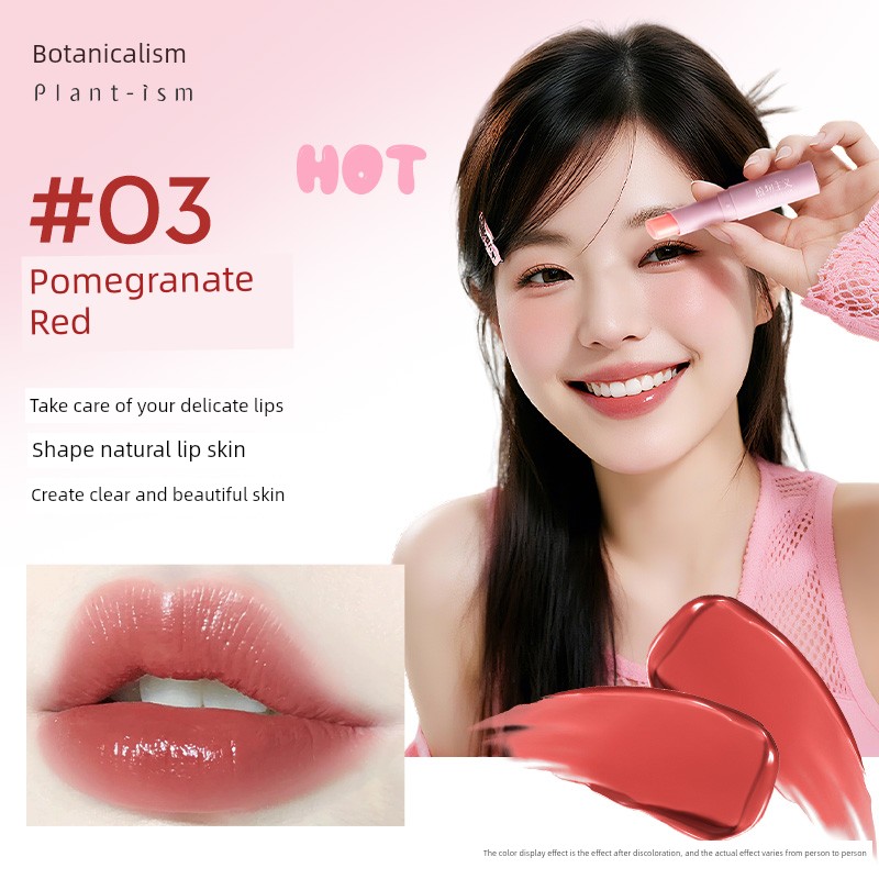 Botanical Color-Changing Lip Balm, Light-Colored Lipstick, Can Be Used to Moisturize and Soften Lip Lines, Prevent Dryness, and Protect Lips during — 3
