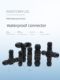 IP68 cable waterproof connector direct through tee T-wire waterproof connector split terminal room outdoor rainproof