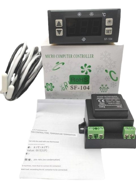 Shangfang SF-104 temperature controller cold storage Electronic thermostat temperature controller Temperature controller Controller Temperature control