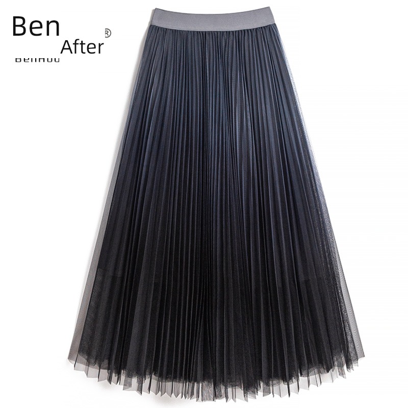 4 layer Gradients Medium and long term rustle Sagging sensation Swing skirt