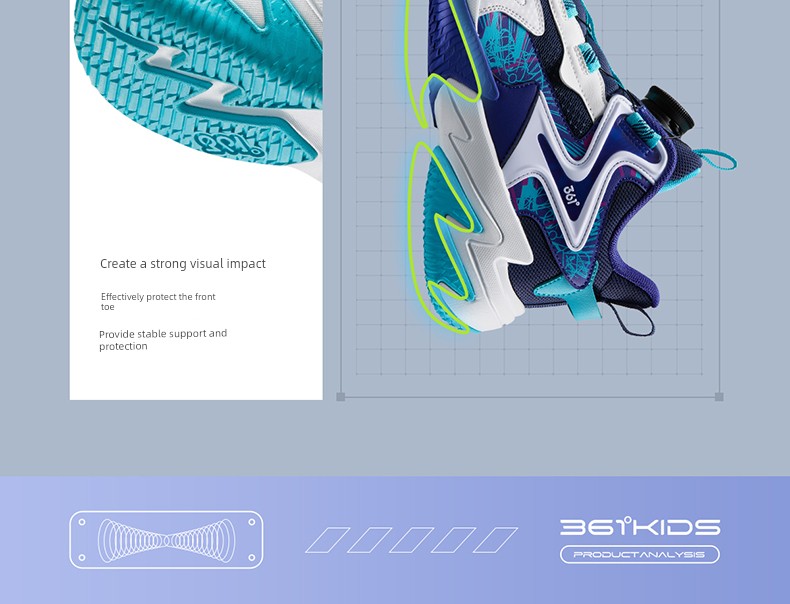 Brave Warrior | 361 Degrees Kidsren's Shoes, Kidsren's Basketball Shoes, Boys' Sports Shoes, Youth Autum New Leather Boys' Shoes — 15