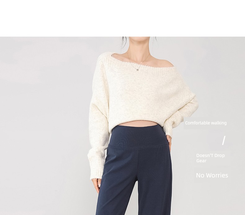 Maternity Pants for Outdoor Wear 2026 New Spring and Autumn Flared Pants with Belly Support Yoga Pants Plus Size Slightly Flared Long Pants for Autumn — 27
