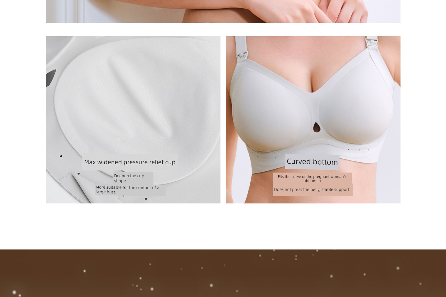 Domiamia Large-Breasted Nursing Bra Anti-Sagging Support Maternity Bra Large Size Postpartum Nursing Bra — 18