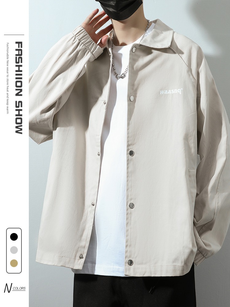 Jacket student Winter money early spring Lapel Put on your clothes loose coat