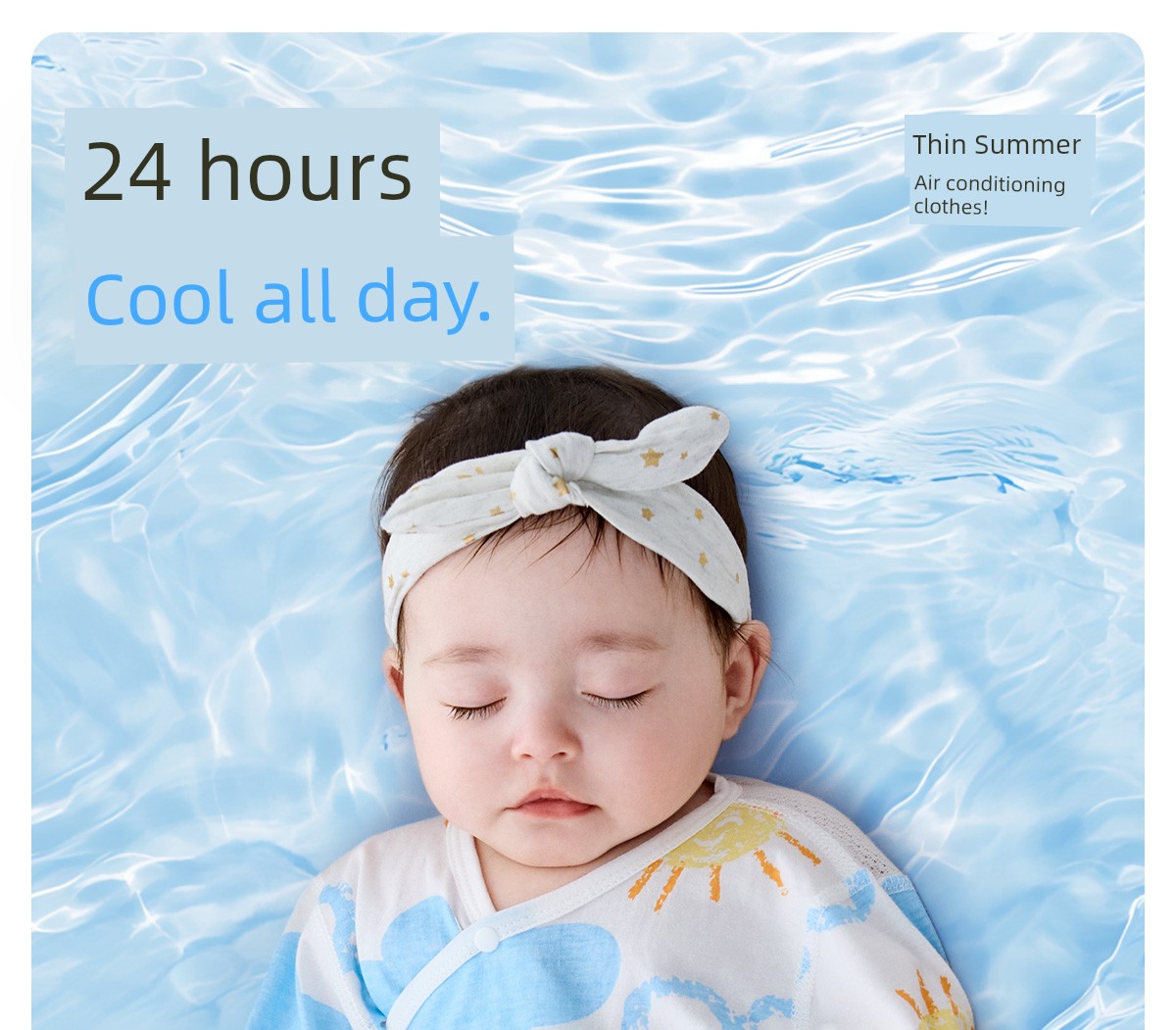 Baby Baby Thin Newborn Breathable Summer Clothing Onesie — 6