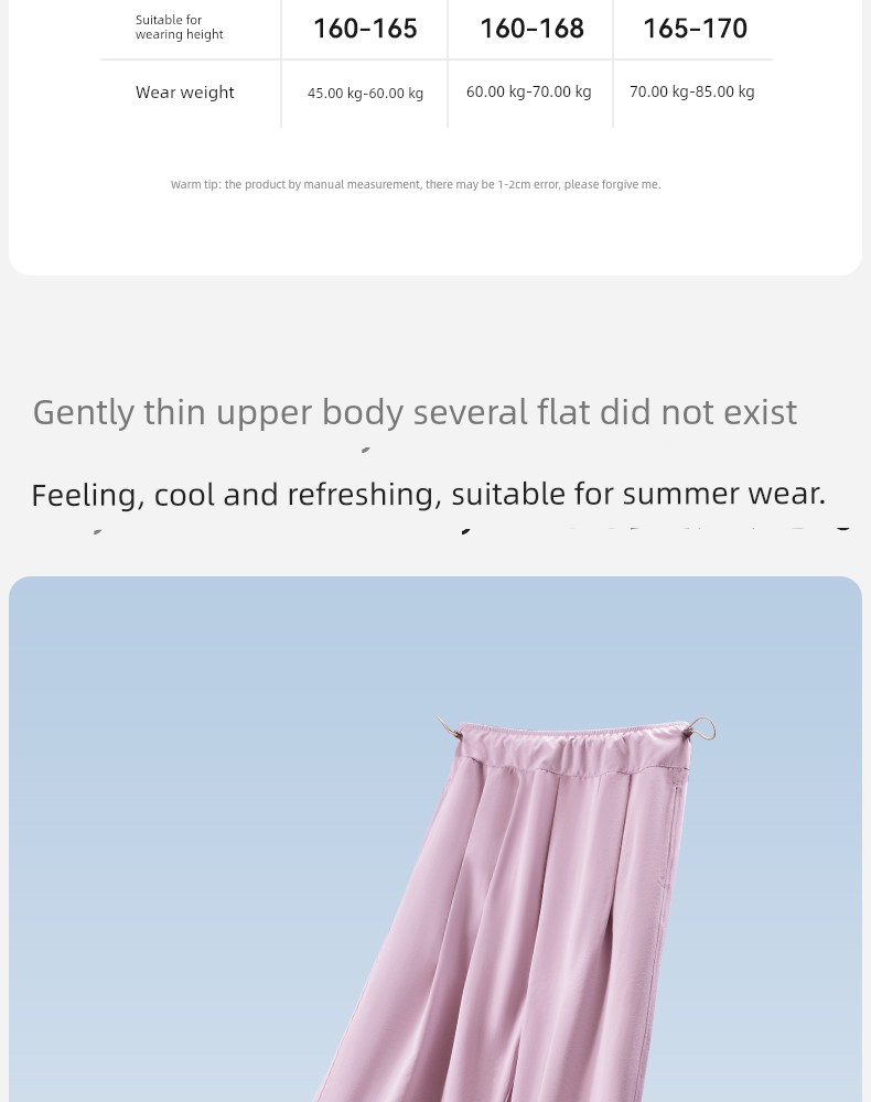 October Crystal Maternity Pants Autumn Style, Wearable Outside, Non-Tightening on the Belly, Petite Wide-Leg Cropped Casual Pants, Hydrogen Pants — 5