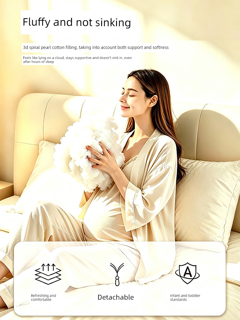Pregnancy Pillow for Waist Support, Side Sleeping, Belly Support, Side-Lying Pillow, Pregnancy-Specific Sleeping Pillow, Special Pillow for Late Pregnancy — 10