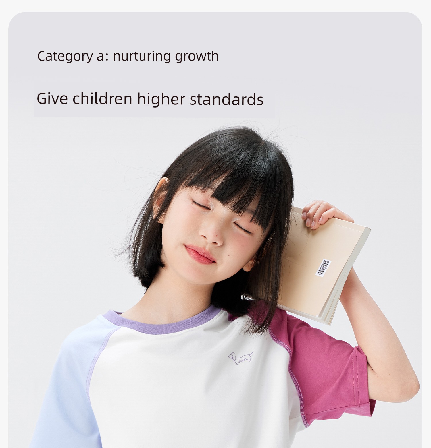 Zuoxi Children's Clothing Girls' Short Sleeve T-Shirt Summer Class a Top 2026 New Model for Girls and Older Children Cool Ice T-Shirt — 9