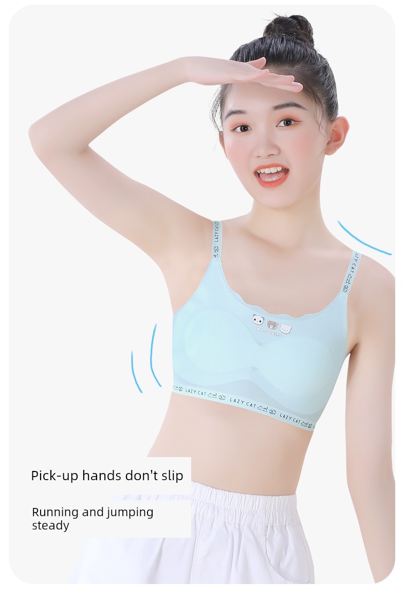 Girls' Underwear Developmental Primary School Student Youth Girl Junior High School Student Vest 12 Years Old Sling Children's Tube Top Young Adult — 9