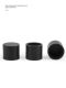Round tube sleeve flat head soft silicone protective sleeve rubber anti-collision cap plastic round tube cover universal rubber sleeve steel tube sleeve