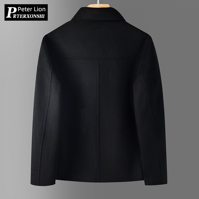 Double sided the fat Fat guy have cash less than that is registered in the accounts Lapel Autumn and winter clothes