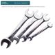 Open-end wrench double-headed wrench mirror wrench dual-purpose wrench set auto repair wrench tool 17-19