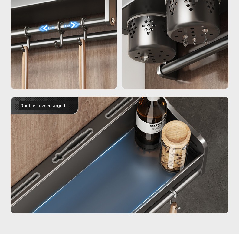 Stainless Steel Kitchen Rack | Chopsticks Holder