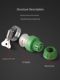 Faucet pipe joint docking device wire joint interface converter accessories collection faucet scalp pipe joint