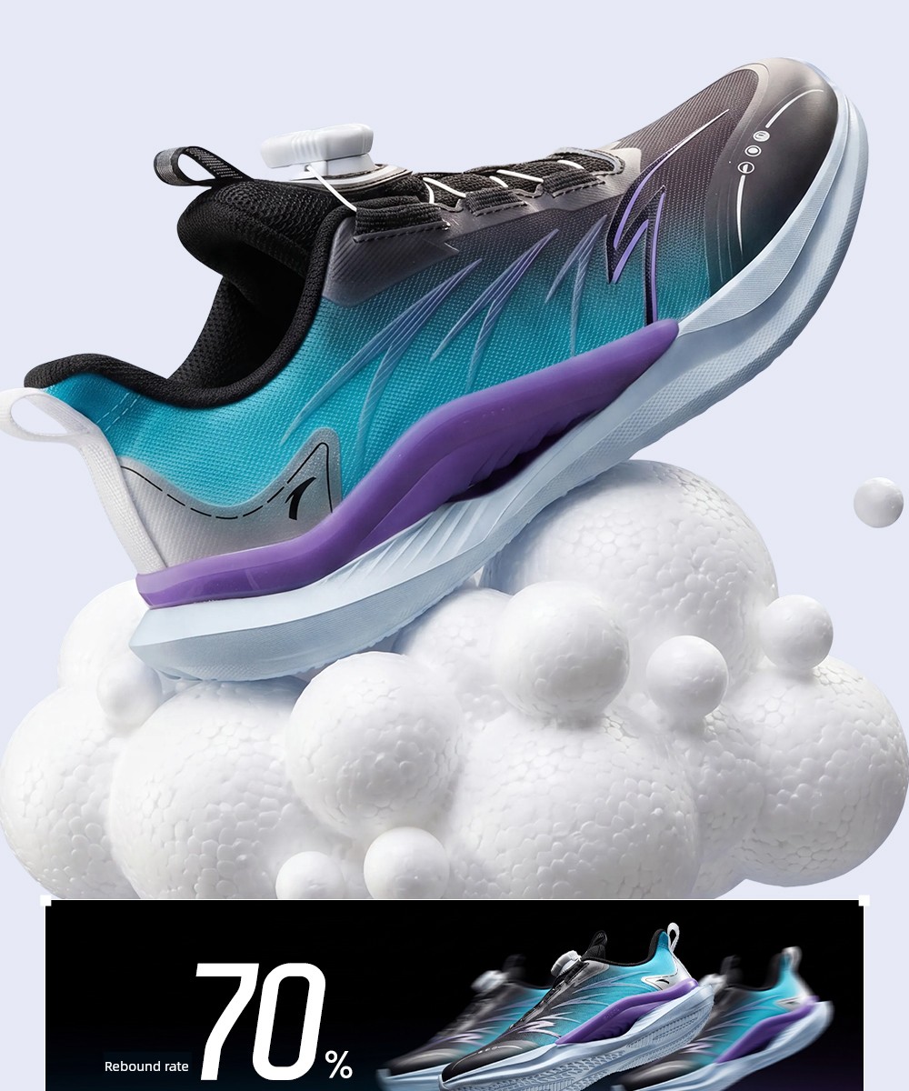 Anta Kidsren's Boys' Running Shoes 2026 New Spring and Summer Mesh Breathable Kidsren's Knob Shoes Kidsren's Sports Shoes — 6