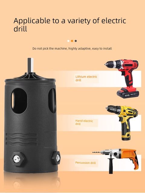 Electric corn threshing machine household corn peeling artifact flash drill threshing machine corn peeling tool agricultural artifact