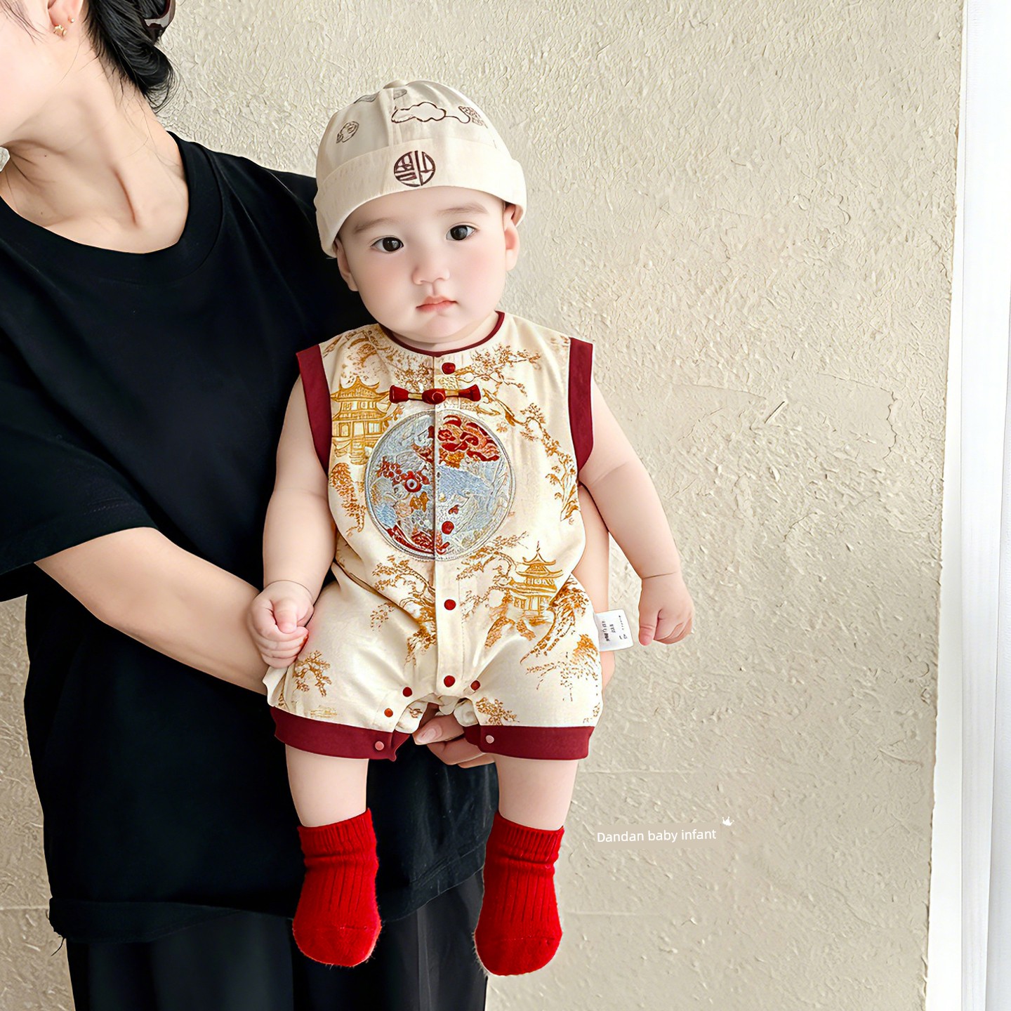 New Chinese-Style Baby Boy Summer Outfit, Infant Clothing for Summer, Full Moon, Hundred Days, and First Birthday Party Attire, Tang Suit, Gentleman's — 5