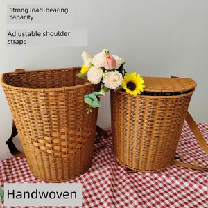 Hand-Woven Plastic Basket for Picking Corn, Picking Mushrooms, Picking Potatoes, Agricultural Basket, Traditional Large-