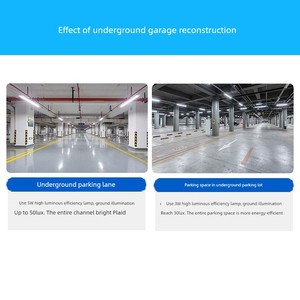 LED High Luminous Efficiency T8 Energy-Saving Lamp Radar Sensor 3 W5w8w Shangchao Underground Garage Parking Lot Energy-