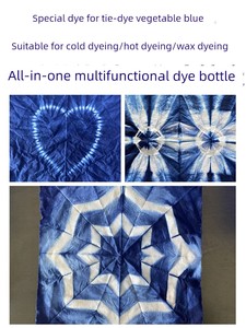 Tie-Dye Dye DIY Tools and Materials Children's Art Craft Fabric Set No-Boil Dye Concentrate Liquid Solution