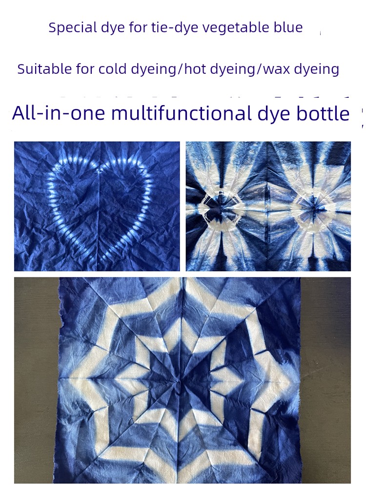 Tie-Dye Dye DIY Tools and Materials Children's Art Craft Fabric Set No-Boil Dye Concentrate Liquid Solution