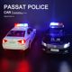 Children's police car toy alloy simulation police car car model Volkswagen Passat 110 special police boy