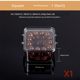 Special storage box for cultural and entertainment bracelets walnut agarwood red sandalwood Buddha beads storage transparent pedicure box moisture-proof sealing jar