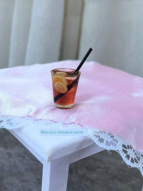 微缩食玩  娃娃屋配件 小孩过家家玩具 仿真迷你炸鸡可乐奶茶模型