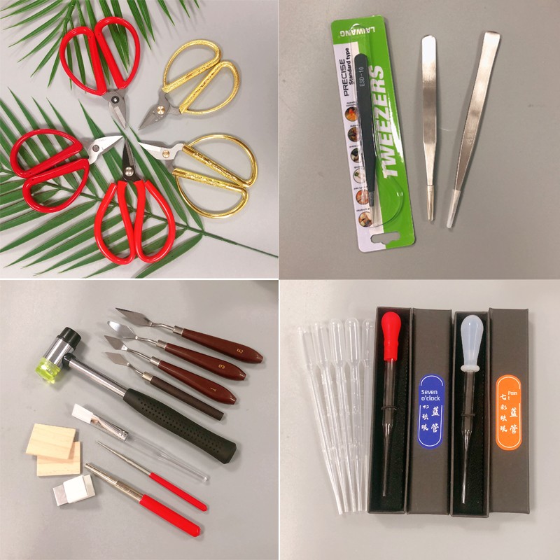 Cloisonne Wire Inlay Painting Hand Tools Tweezers Shovel Scissors Straightening Board Dropper Circle Stick Beginner Classy Material